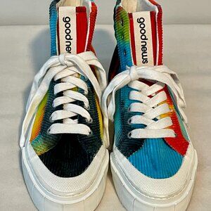 Goodnews Multi-coloured High-top Corduroy Sneakers - NWOT